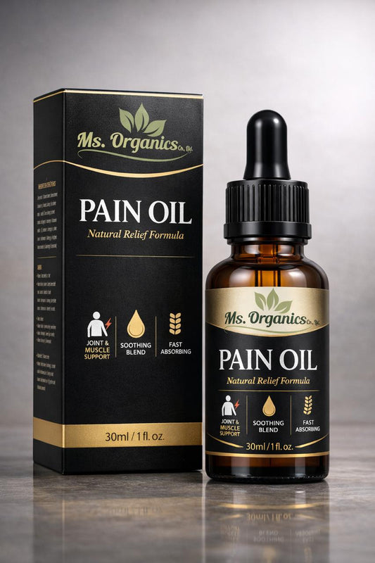 PAIN OIL- NATURAL AND ORGANIC RELIF OIL MS ORGANICS
